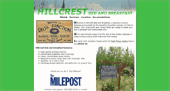 Desktop Screenshot of hillcrestbnb.com