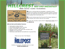 Tablet Screenshot of hillcrestbnb.com